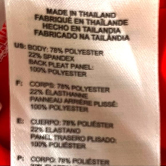 Prince Pleated Tennis Skirt in White/Coral - Picture 14 of 14